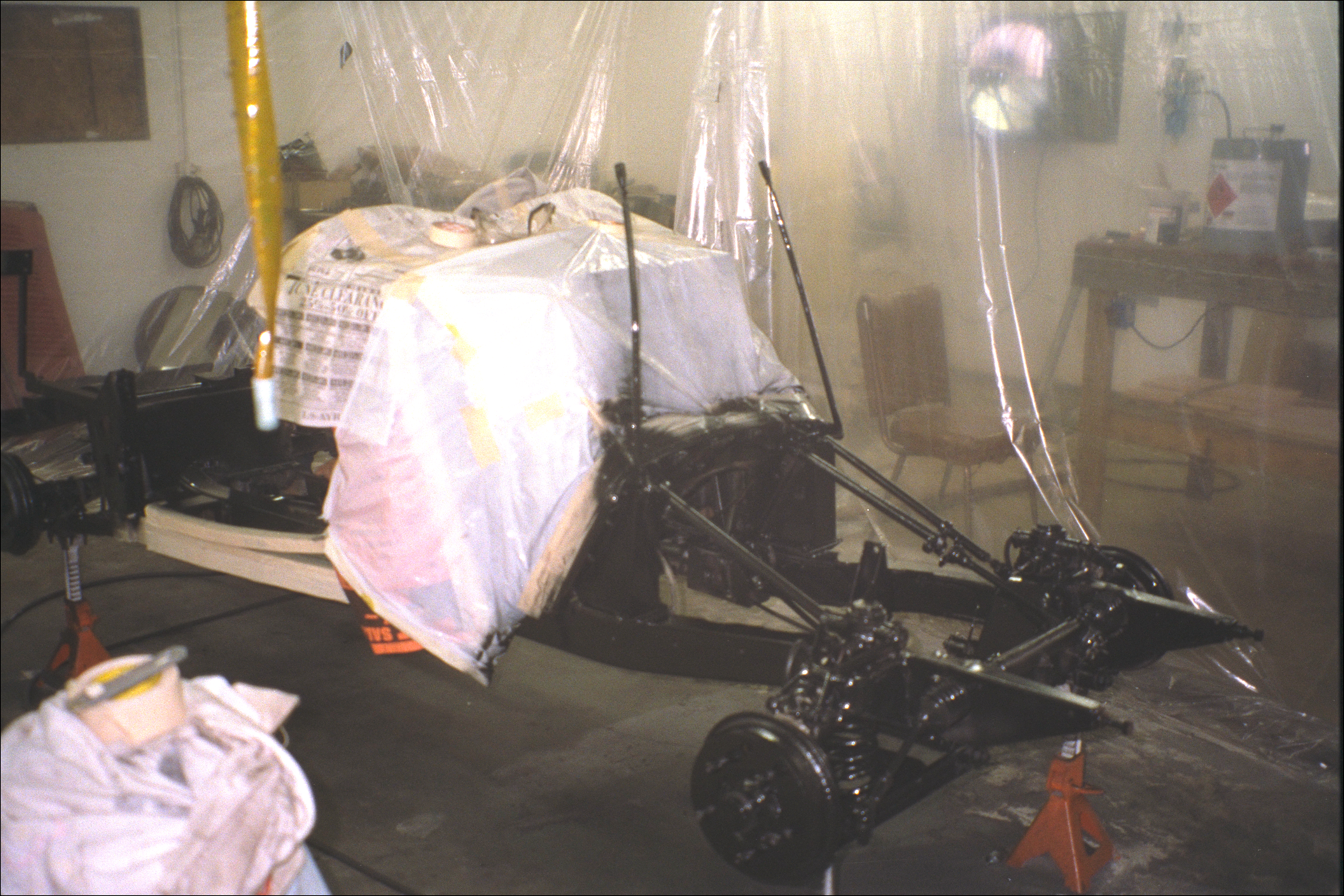 Frame after Rustguard painting