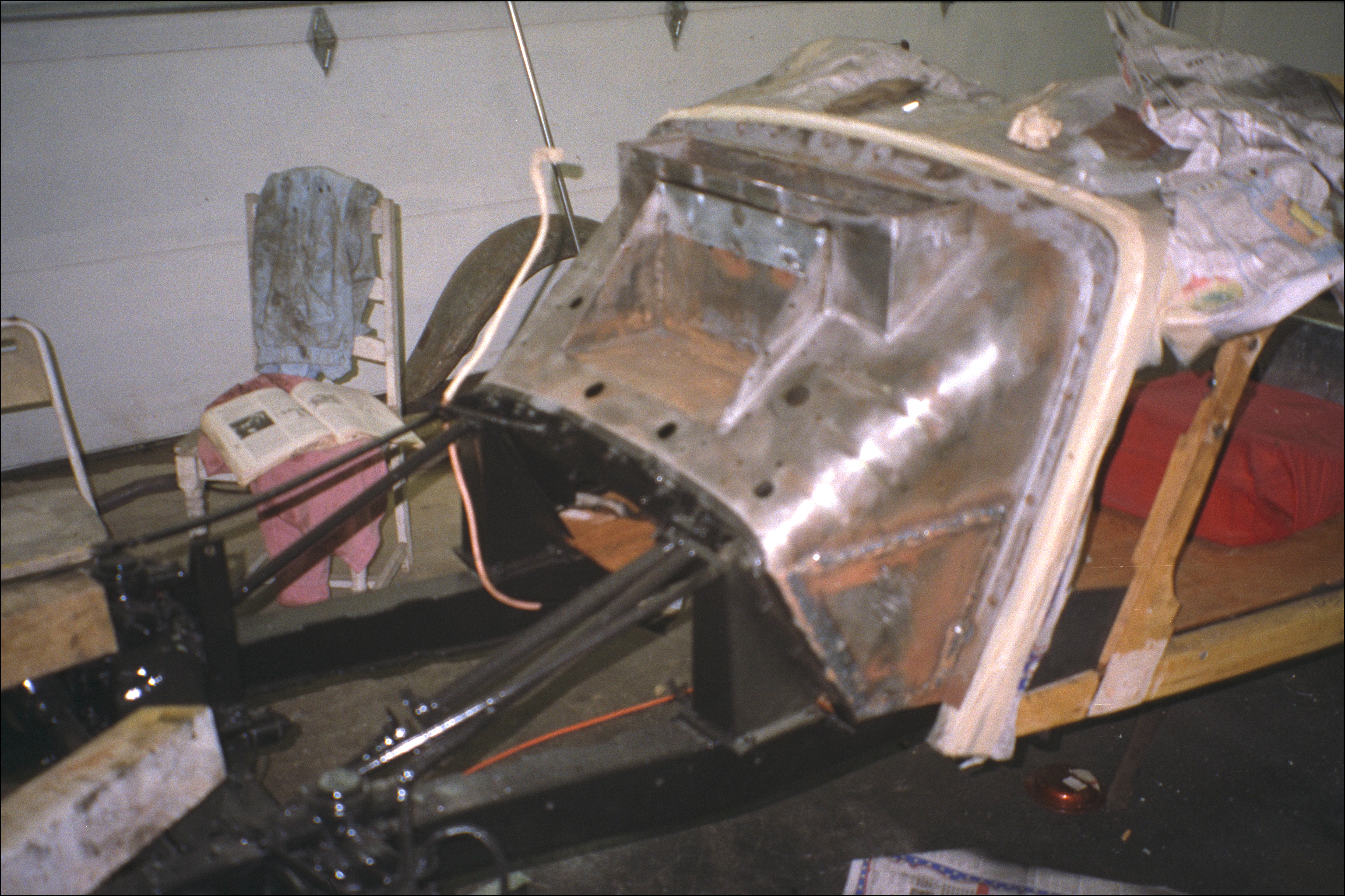 Firewall, with floorboards in place