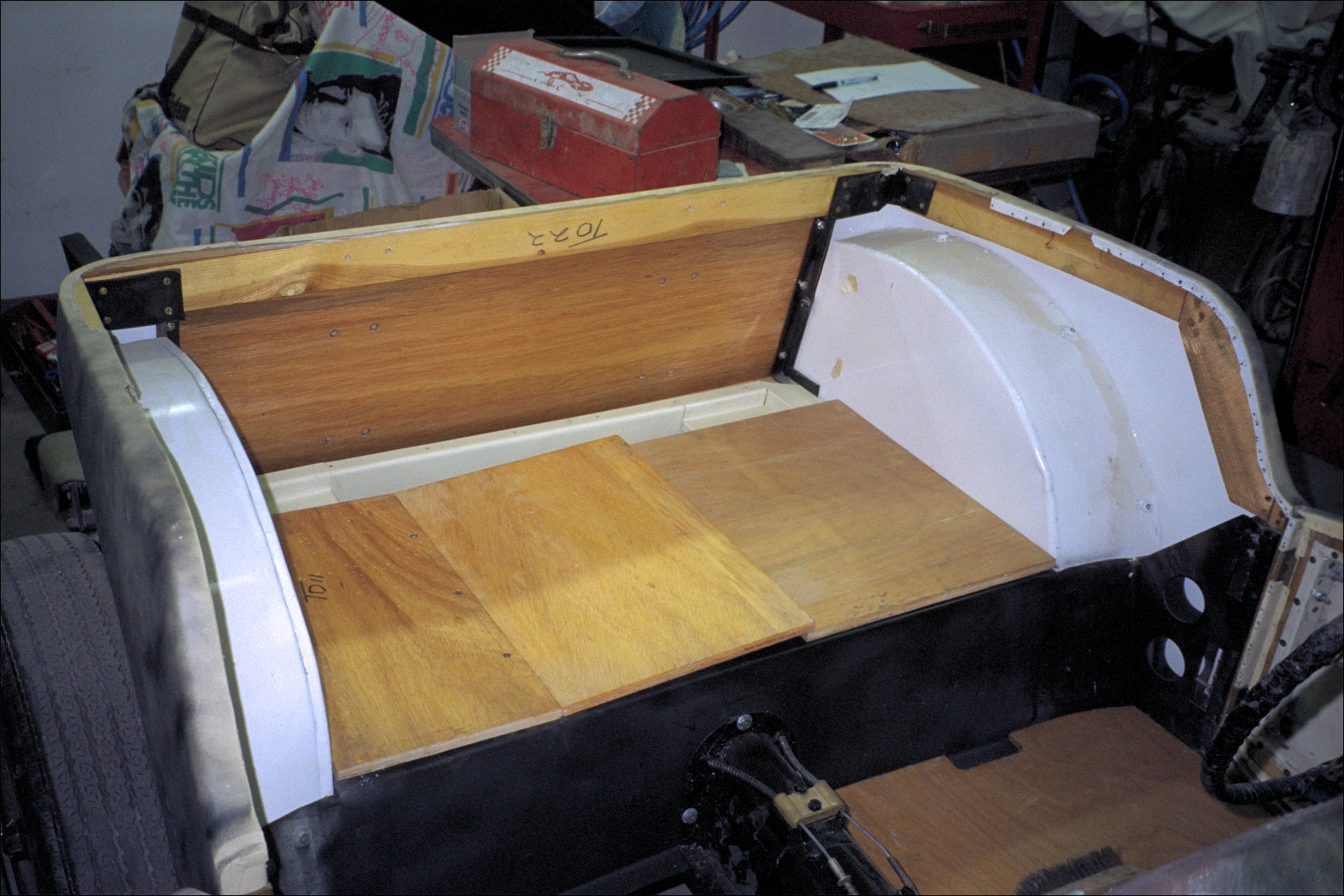 Imperfect fit in new boot flooring