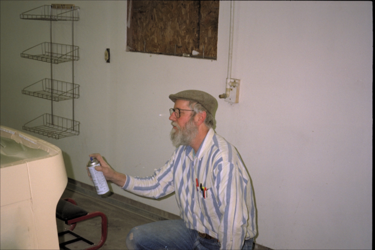 Adding a guide coat to the rear panel