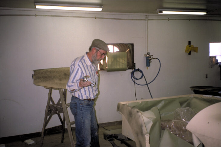 Adding guide coat for right rear side panel