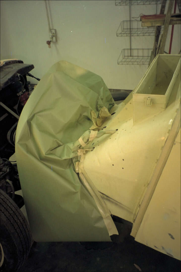 Masking engine and wiring for spraying