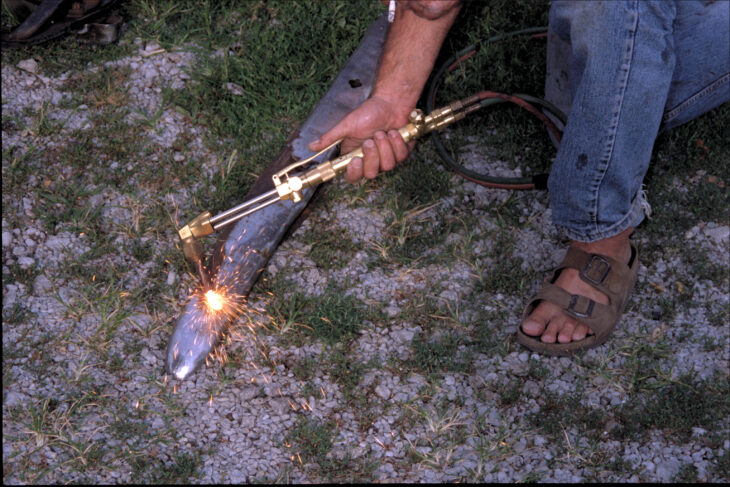 Metal work under the chrome faces