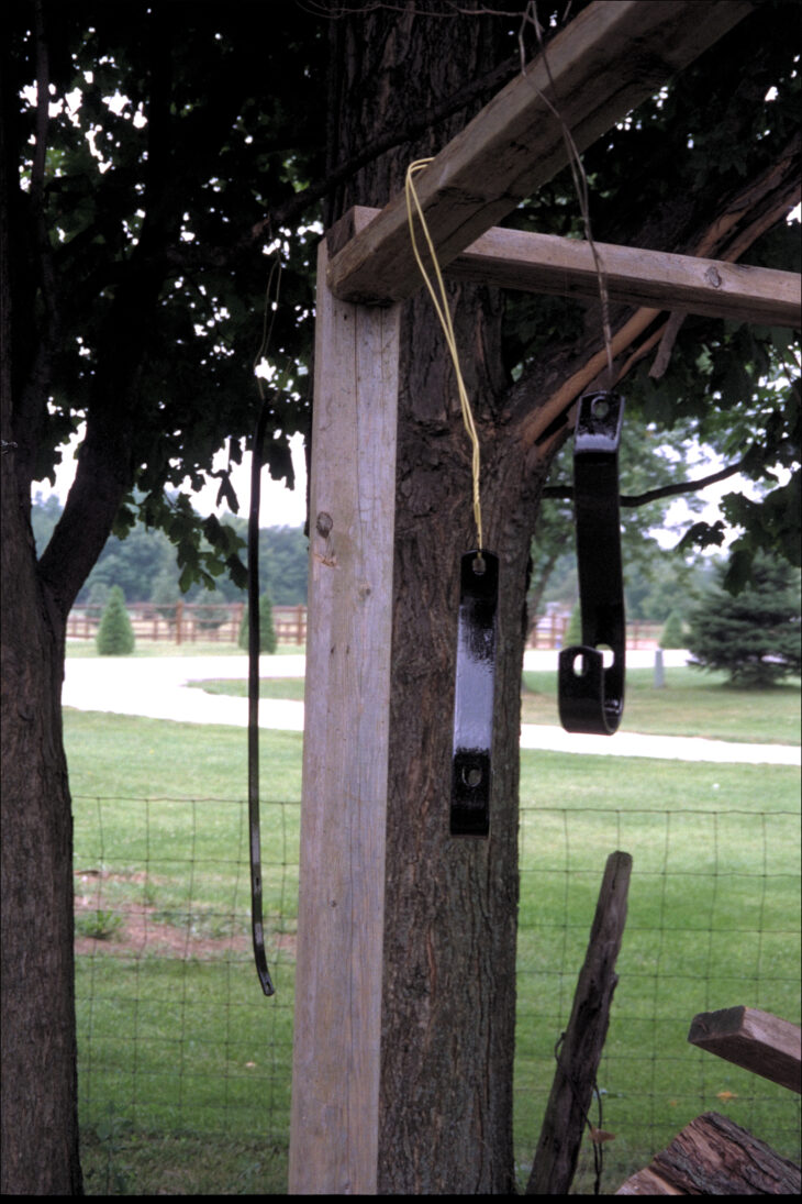 Bumper parts drying after rust proofing