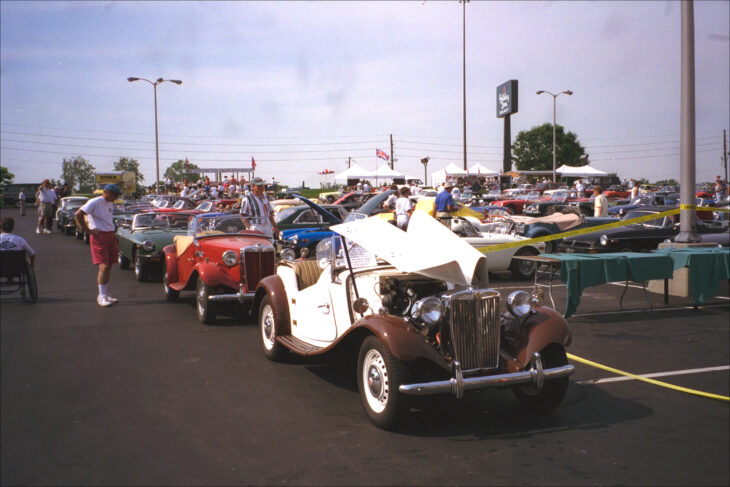 In line for a current MG Safety Fast Inspection